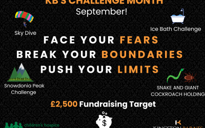 KB’S CHARITY CHALLENGE MONTH
