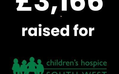 £3,166 RAISED FOR CHILDREN’S HOSPICE SOUTHWEST